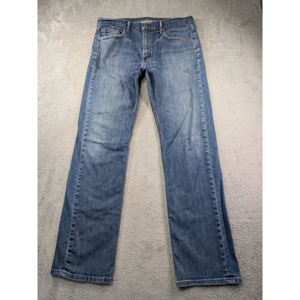 Levis 559 Relaxed Straight Jeans Mens 38x34 Medium Wash Blue Denim 005590426